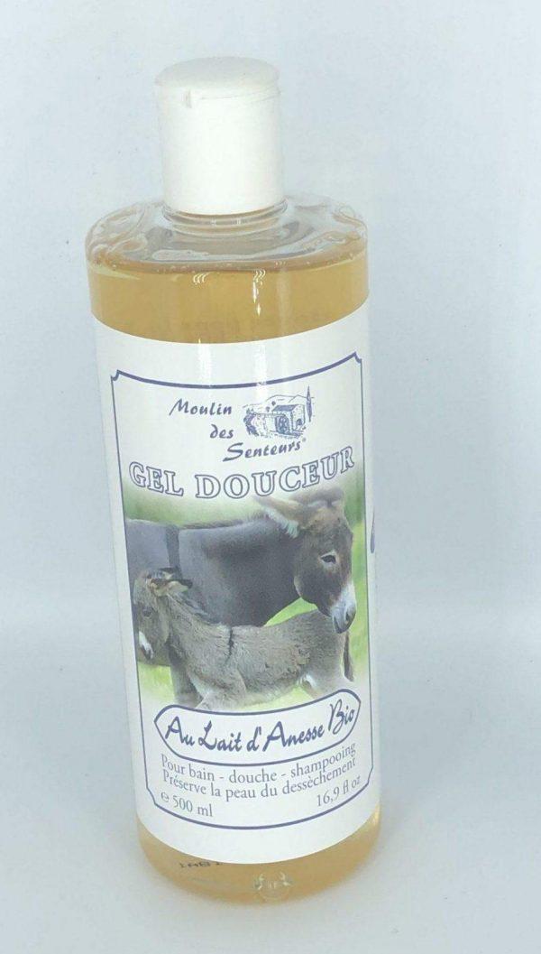 Gel douche corps et cheveux au lait d'Anesse bio 500 ml