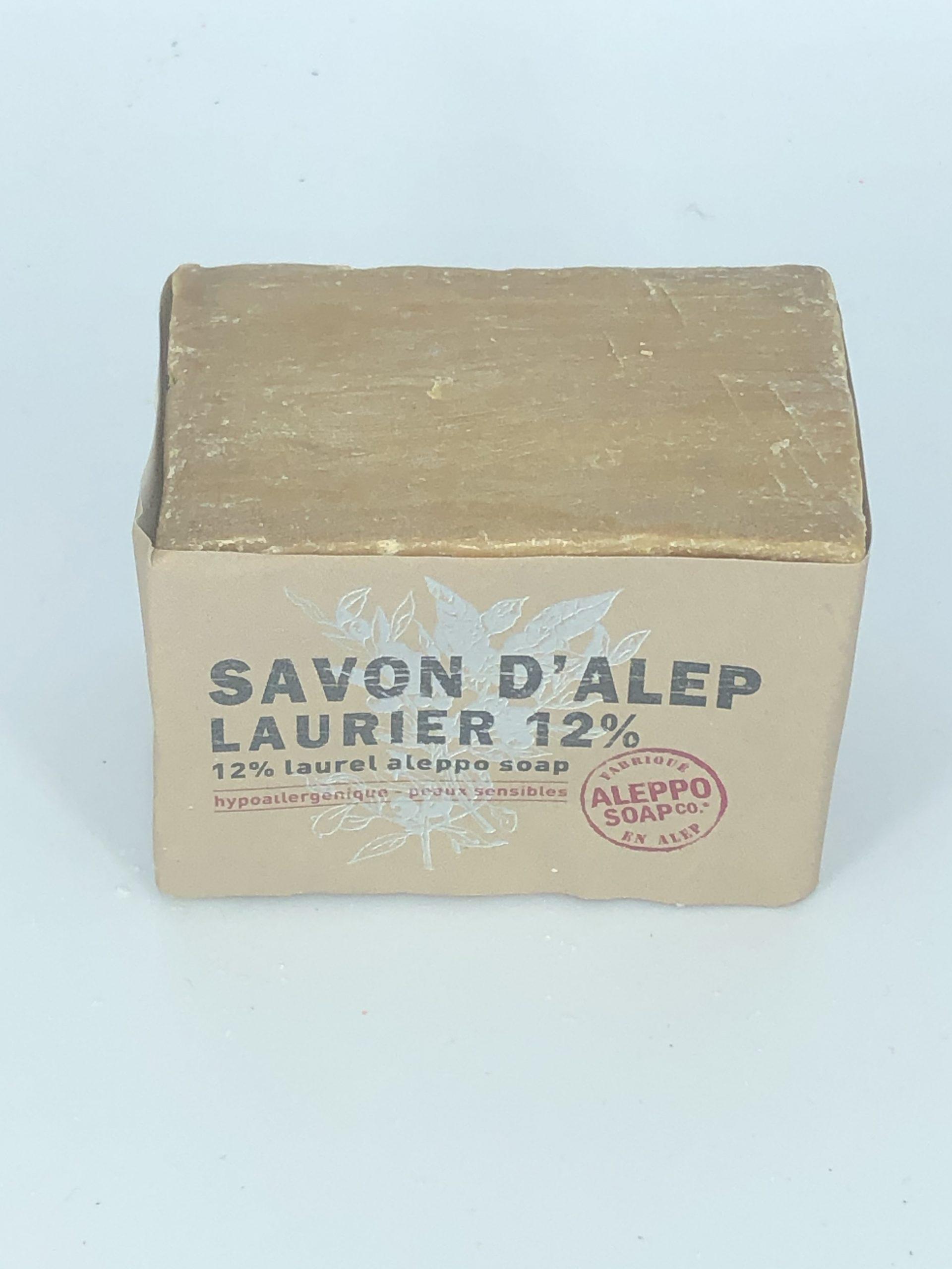 Savon Pain d’Alep 12% Laurier – 200g