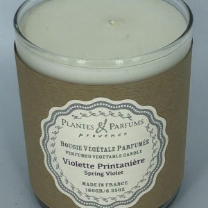 Bougie Végétale Parfumée Violette Printanière