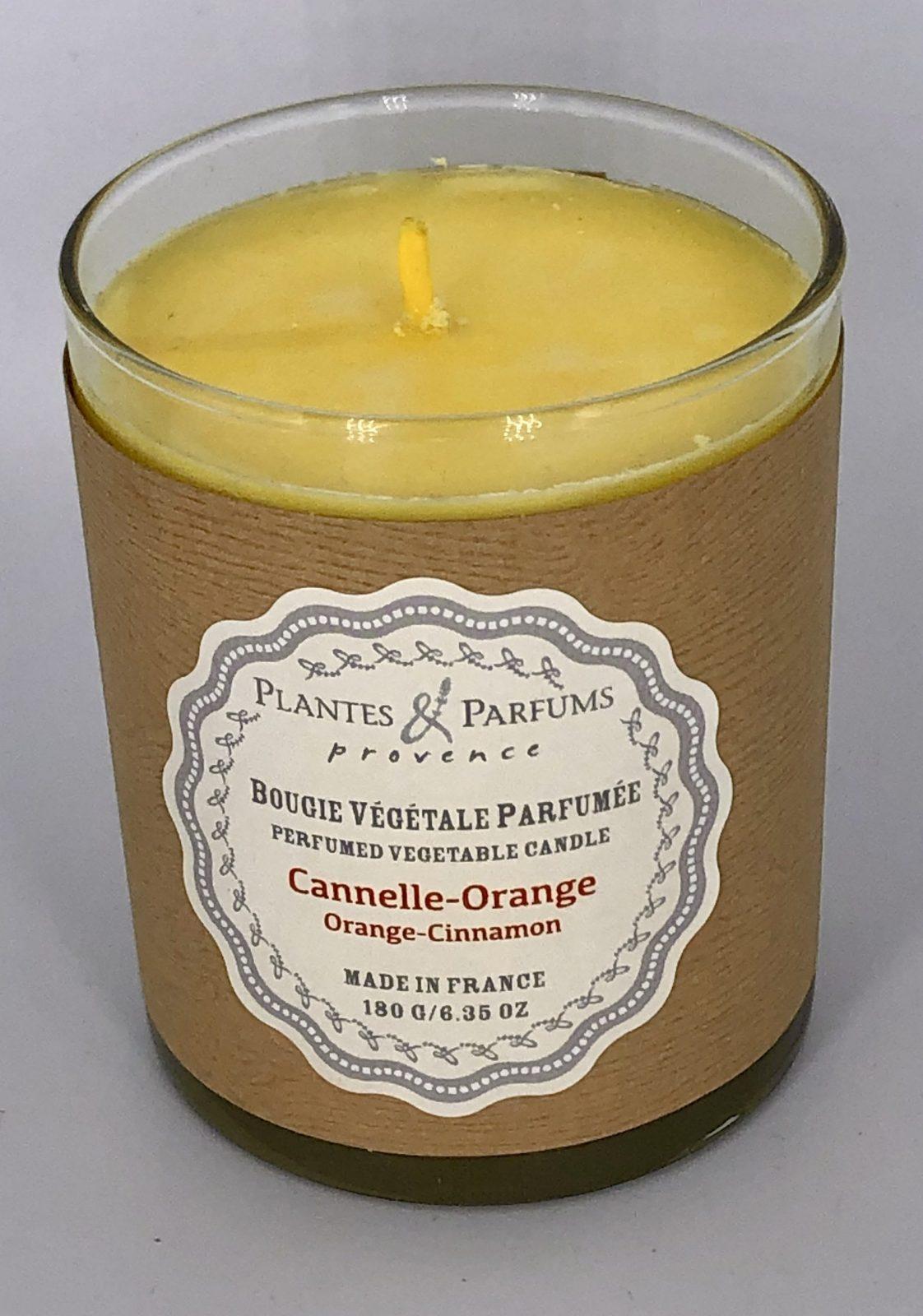 Bougie Végétale Parfumée Cannelle Orange