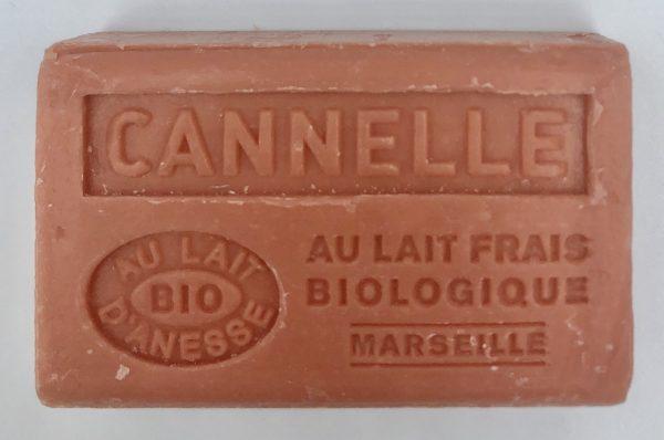 Savon de Marseille au lait d'ânesse BIO Cannelle