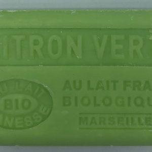 Savon de Marseille au lait d'ânesse BIO Citron vert