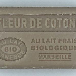 Savon de Marseille au lait d’ânesse BIO Fleur de Coton