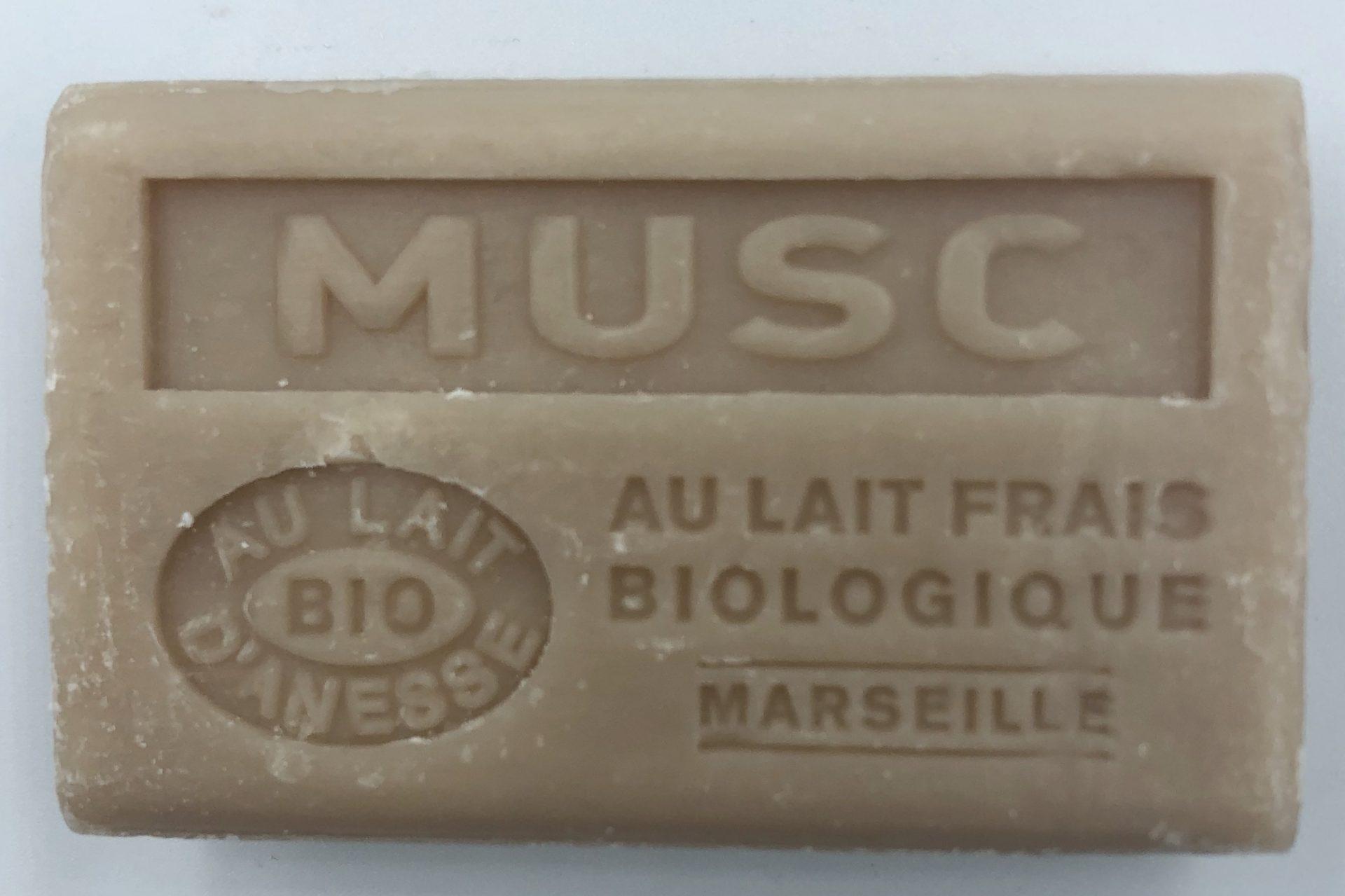 Savon de Marseille au lait d’ânesse BIO Musc