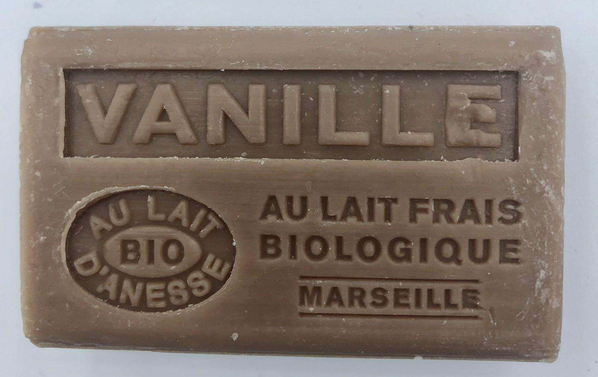 Savon de Marseille au lait d’ânesse BIO Vanille