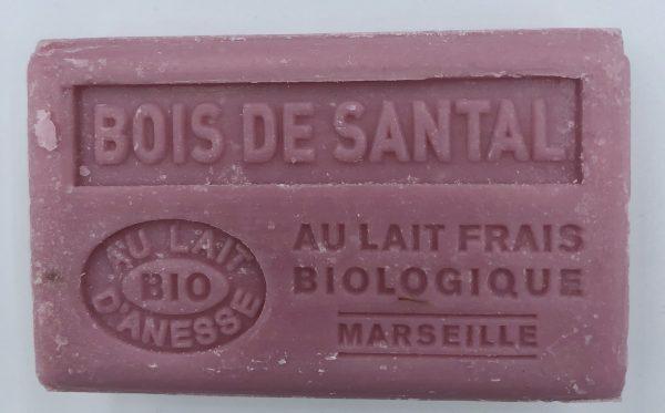 Savon de Marseille au lait d’ânesse BIO Bois de Santal