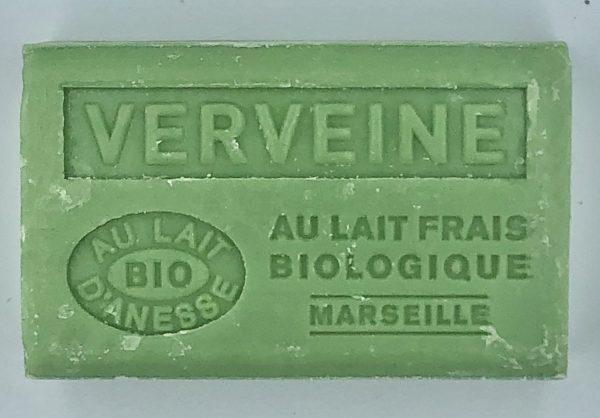 Savon de Marseille au lait d’ânesse BIO Verveine