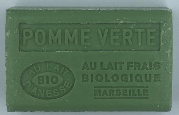 Savon de Marseille au lait d’ânesse BIO Pomme verte