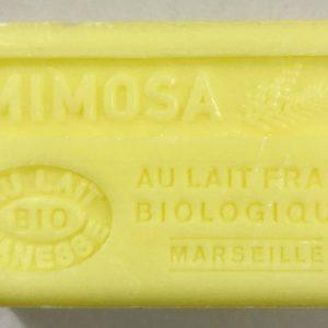 Savon de Marseille au lait d’ânesse BIO Mimosa