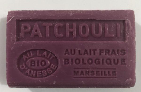 Savon de Marseille au lait d’ânesse BIO Patchouli
