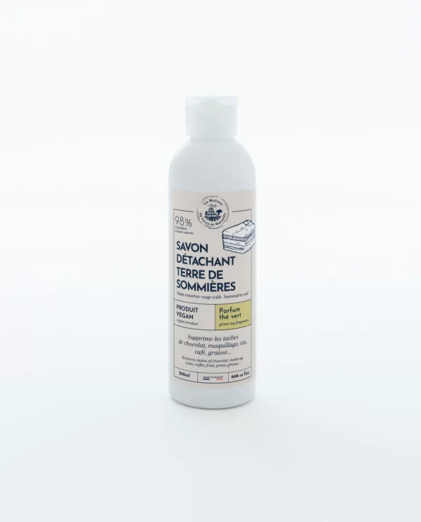 Savon liquide détachant surpuissant à la terre de Sommières